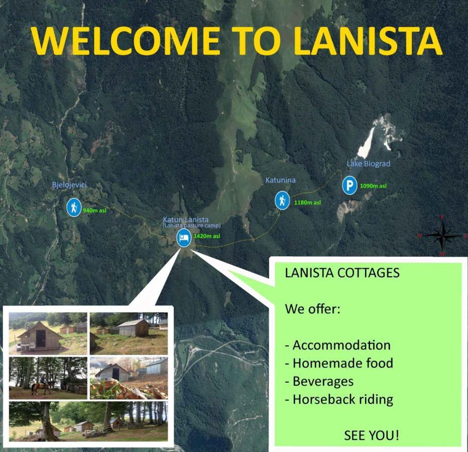 Katun Lanista-Kolibe Bogavac Vila Mojkovac Exterior foto