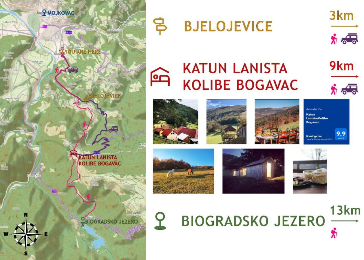 Katun Lanista-Kolibe Bogavac Vila Mojkovac Exterior foto